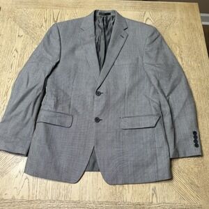 Macy's Men's Store Calvin Klein Size 38S Gray 2 Button Blazer